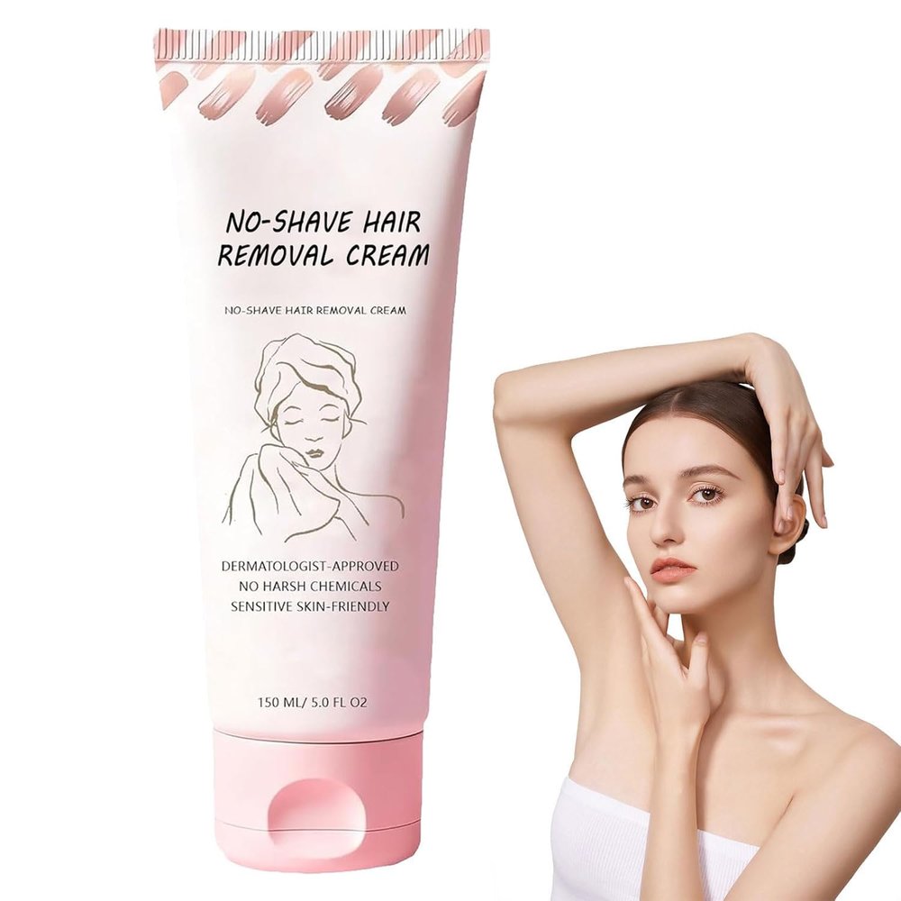 Bare Basics Hair Removal Cream,No Shave Hair Remover for Women, Fast and Gentle, Moisturizes and Nurtures Skin, Leaves Skin Smooth & Soft (1 PC)