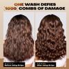 Collagen Hair Mask for Deep Conditioning, Keratin Hair Treatment with 4 Hydrolyzed Proteins, Moroccan & Avocado Oils Conditioner for Nourish, Calendula Gentian Extracts Care Dry & Damaged Hair 16.9 OZ view 2