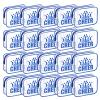 20 Pcs Cheer Goodie Bags Cheer Snack Bags for Team 7 X 5 '' Pvc Cheerleader Gifts Bulk Waterproof Portable Cheerleader Tote Cheerleading Travel Duffel Packet for Teammate Party Party Supplly(Blue) view 1