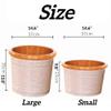 Portable Pedicure Bowl with Drain Valve, Stainless Steel Band Foot Bath Bucket, Foot Spa Pedicure Basin, Convenient Foot Soak Tub for Relaxation(Small) view 2
