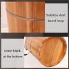 XYIANG Foot Spa Foot Bath Foot Soak Handmade Wooden Foot Spa Wooden Barrel Wooden Foot Soaking Sauna Foot Tub Massage Spa Sauna Foot Spa for Home view 2