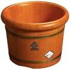 XYIANG Wooden Barrel Foot Spa Wooden Foot Washing Bucket, Oak Footbath, Foot Bath Barrel for Household, Foot Soaking Barrel, Foot Relaxing Foot Massage Bucket, Pain Fatigue Relief,Relie view 1