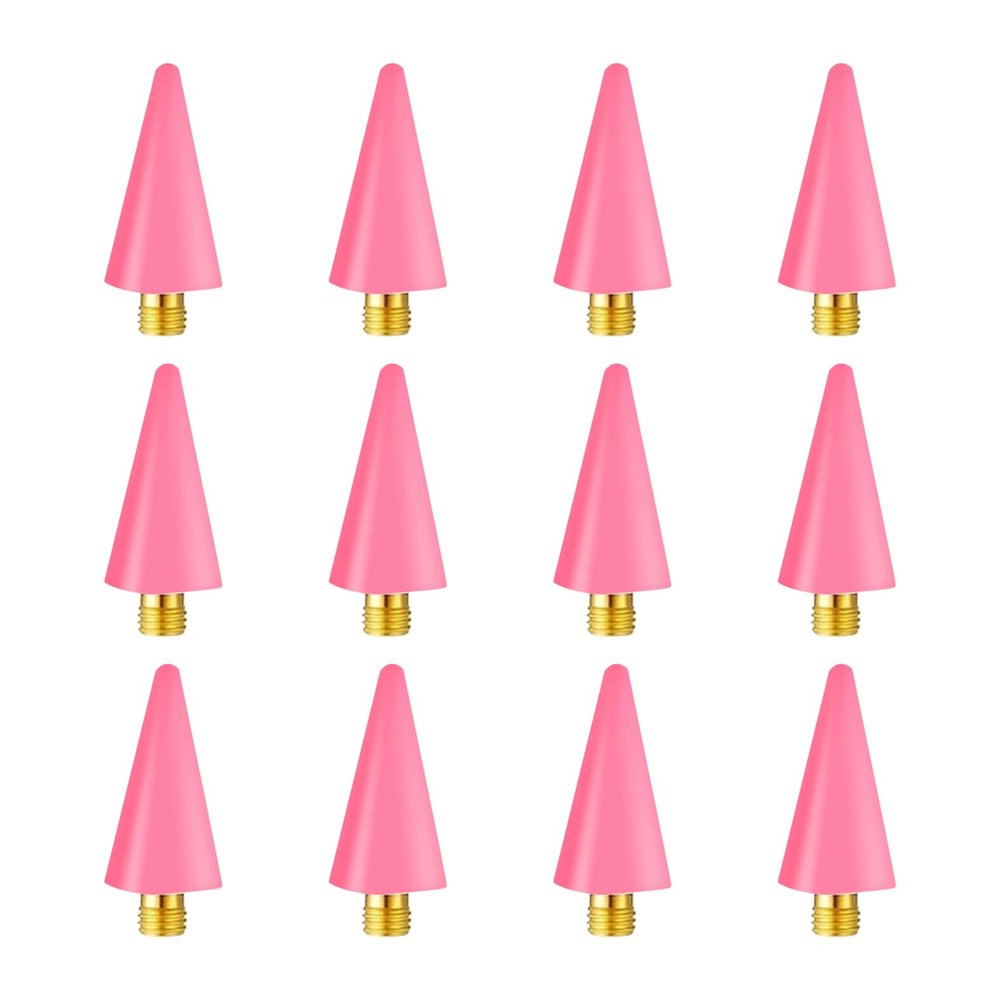 LVYKING 12 Wax Tipped Picks, Pink rhinestone picker tool