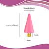 LVYKING 12 Wax Tipped Picks, Pink rhinestone picker tool view 2