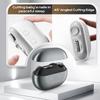 3 in 1 Automatic Electric Nail Clipper, 2026 New Electric Toe Nail Clippers with Polishing, Automatic Nail Trimmer, 2-Speed Adjustable USB Rechargeable Nail Trimmer for Seniors Kids Adults (White#2) view 3