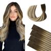XDhair Invisible Tape in Hair Extensions Human Hair 18 Inch #3/8/22 view 1