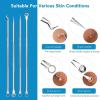 16 PCS Pimple Popper Tool Kit, Acne Blackhead Tools for Blemish, Blackhead Remover Tools,410 Premium Professional Stainless Acne Pimple Extractor Tool with Metal Box Set view 3