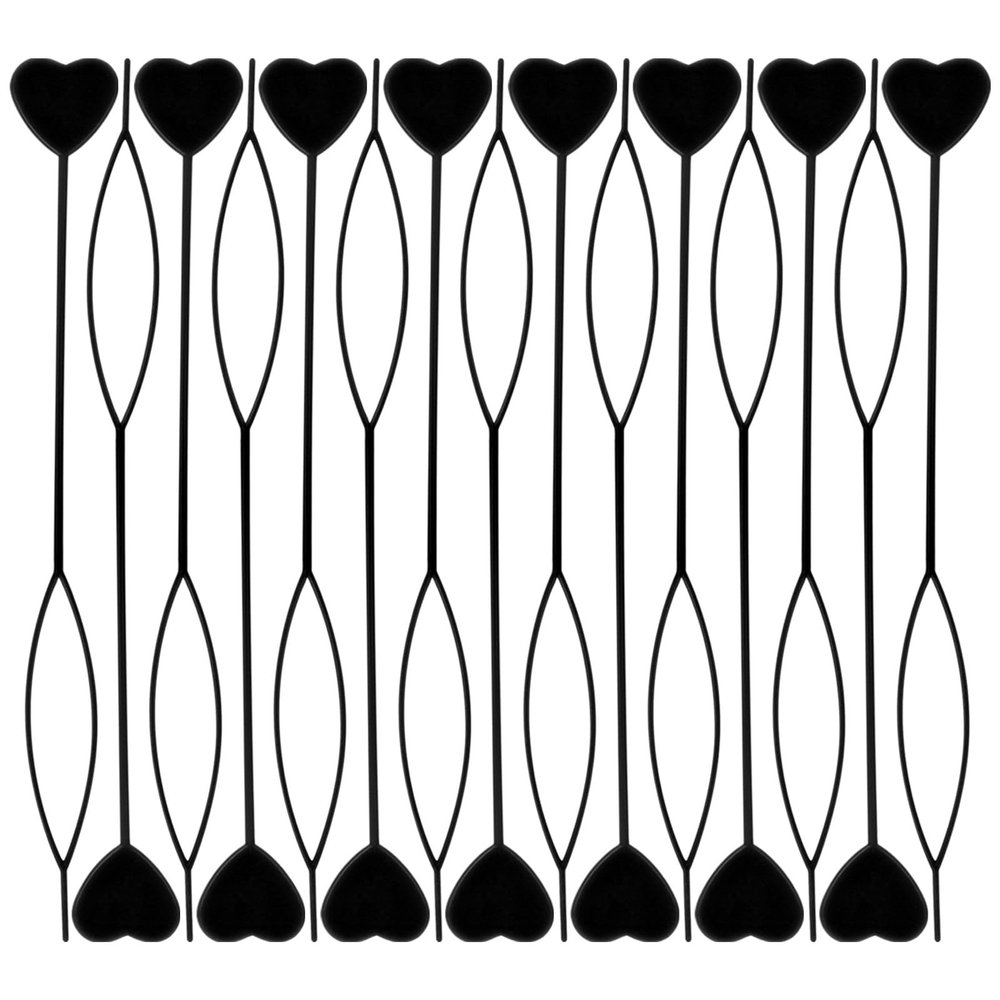 12PCS Quick Hair Beader Tool, Elastic Hair Braiding Set, Topsy Tail Ponytail Maker French Threader Braids Loop Black Hair Styling Accessories for Women Girls
