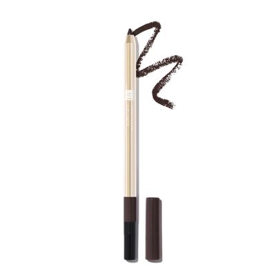 MAKE Beauty Continuum Lip Liner  Long Lasting Creamy Liner with Velvet Matte Finish  Includes Built-In Sharpener and Blending Brush  Highly Pigmented Dark Brown Lip Color  Shade, Quantum