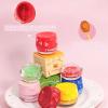 2025New 6PCS Bee Lip Balm Honey Pot, Fruit Moisturizing Propolis Lip Mask, Lip Mask Overnight Propolis Moisturizing Lip Balm Hydrating Prevention Dry and Crack Lip Scrubs Exfoliator Lip Care Products view 3