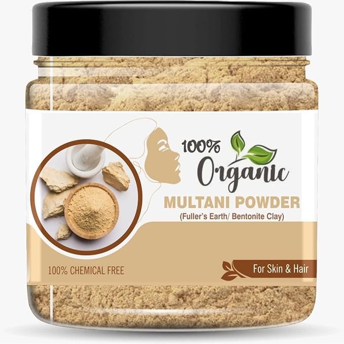 100% Organic M.u.l.t.a.n.i P.o.w.d.e.r, Fuller's Earth Bentonite Clay for Skin and Hair, Chemical Free, Natural Beauty Treatment, 350gm