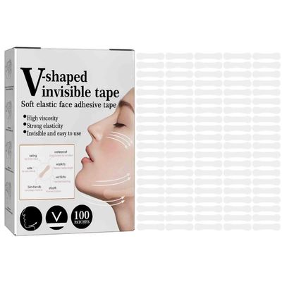 300PCS Invisible Face Lifting Tapes Wrinkle Removal Sticker Adhesives Forehead Neck Pad Anti Aging Shrink Patch V Facial Slimming Mask  