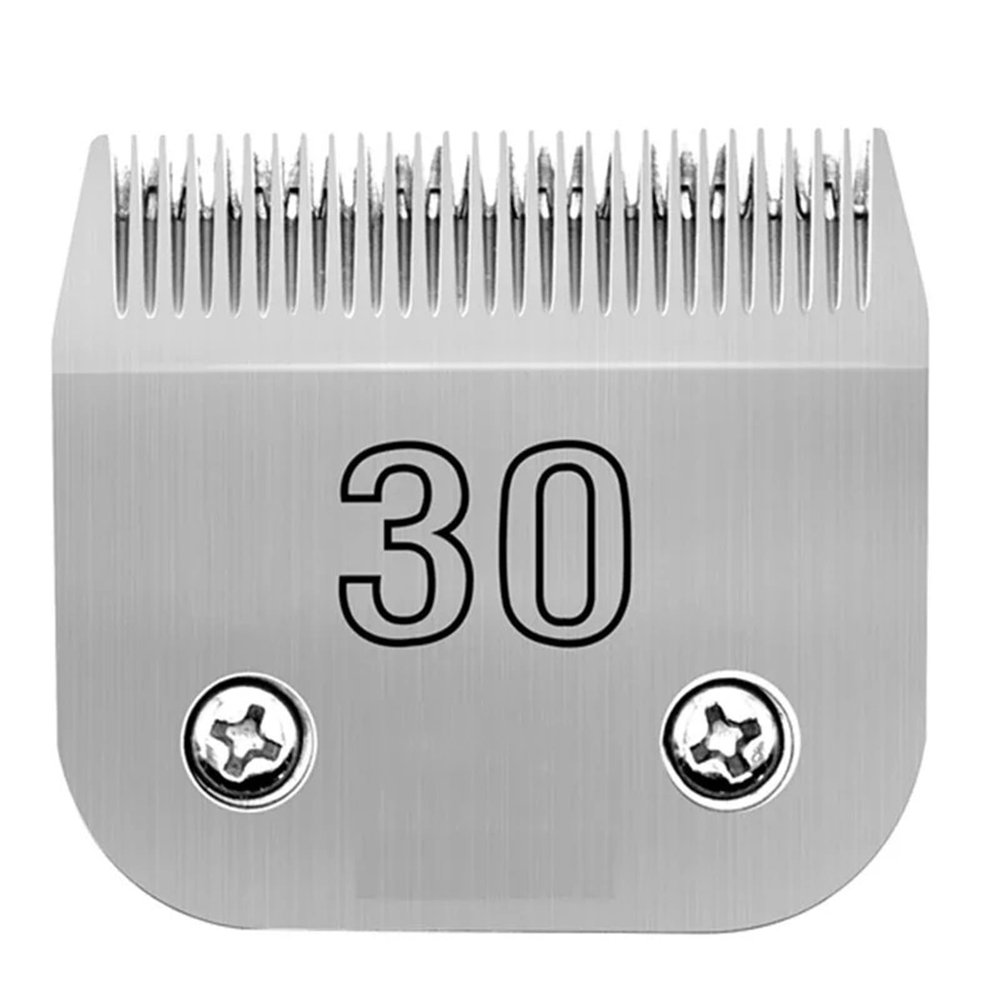 Animal Clippers4F, 5F, 7F 9#, 10#, 30#, 40#, 50# Pet Dog Hair Trimmer Steel Blade For MostCompatible For OSTERA5 & 76Compatible For Wahl(Size 30-0.5mm)