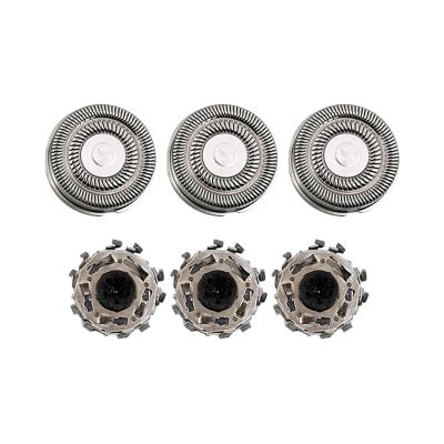 3-Pack Replacement Shaver Heads Compatible With Xiaomi Mijia S500C/S500/S300 Electric Shaver, Compatible With MJTXD01SKS, Restores Shaving Performance & Smoothness