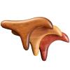 1 PCS Neck Foot Sandalwood Trigger Point Massage Gua Sha Tools Home Gym Professional Therapy Massage Tool for Back Leg Hand Face(Small-Yellow) view 2