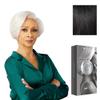 Sensationnel Platinum Glow 13X6 Wig - Catherine Lacefrontal Glueless human hair blend Preplucked Hairline (1 JETBLACK) view 1
