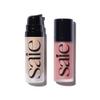 Saie Blush & Glow Holiday Gift Set - Dew Blush for Cheeks & Glowy Super Gel Liquid Highlighter - Skincare Infused Everyday Makeup - Beauty Stocking Stuffers for Dewy, Glowing Skin - Vegan (2 Count) view 1
