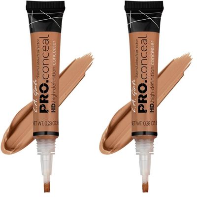 L.A. Girl HD Pro.Conceal, Light Tan GC960 (Pack of 2)