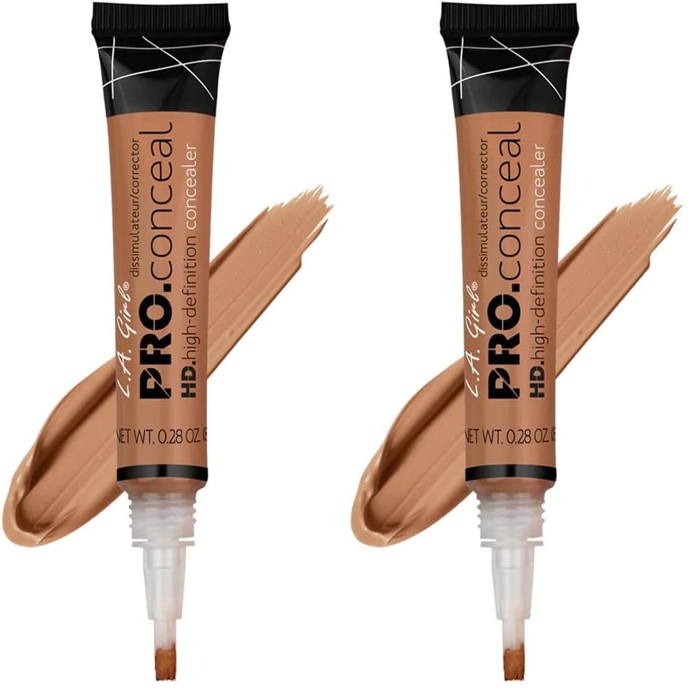 L.A. Girl HD Pro.Conceal, Light Tan GC960 (Pack of 2)