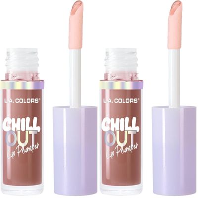 L.A. COLORS Chill Out Lip Plumper, Cocoa Chill CLG469 (Pack of 2)