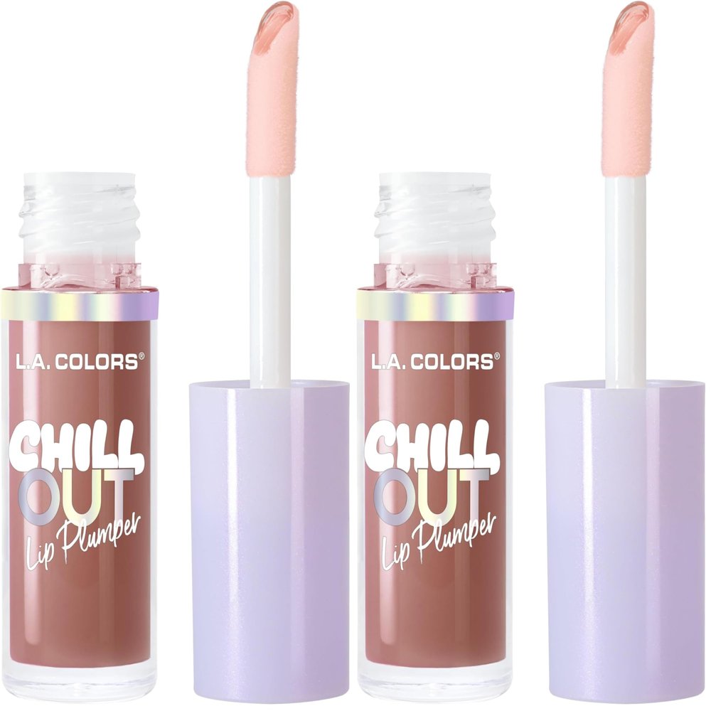 L.A. COLORS Chill Out Lip Plumper, Cocoa Chill CLG469 (Pack of 2)