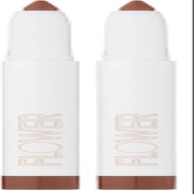 FLOWER BEAUTY By Drew Barrymore Scribble Stick Lip Liner + Eyeliner - Smooth Application + Blendable - 2-in-1 Lip + Eye Liner (Caramel) (Pack of 2)