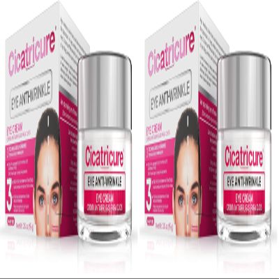 Cicatricure Blur & Filler Anti-Wrinkle Eye Treatment: Advanced Formula for Fine Lines, Under-Eye Bags & Skin Rejuvenation, Hydrating Eye Cream for Daily Use, 0.5 Ounce (Pack of 2)