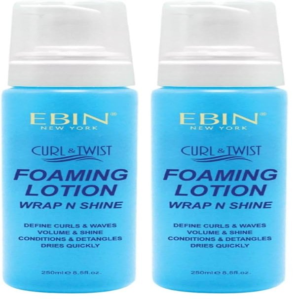 EBIN NEW YORK Curl&Twist Foaming Lotion (Original_Travel Pack) (Pack of 2)