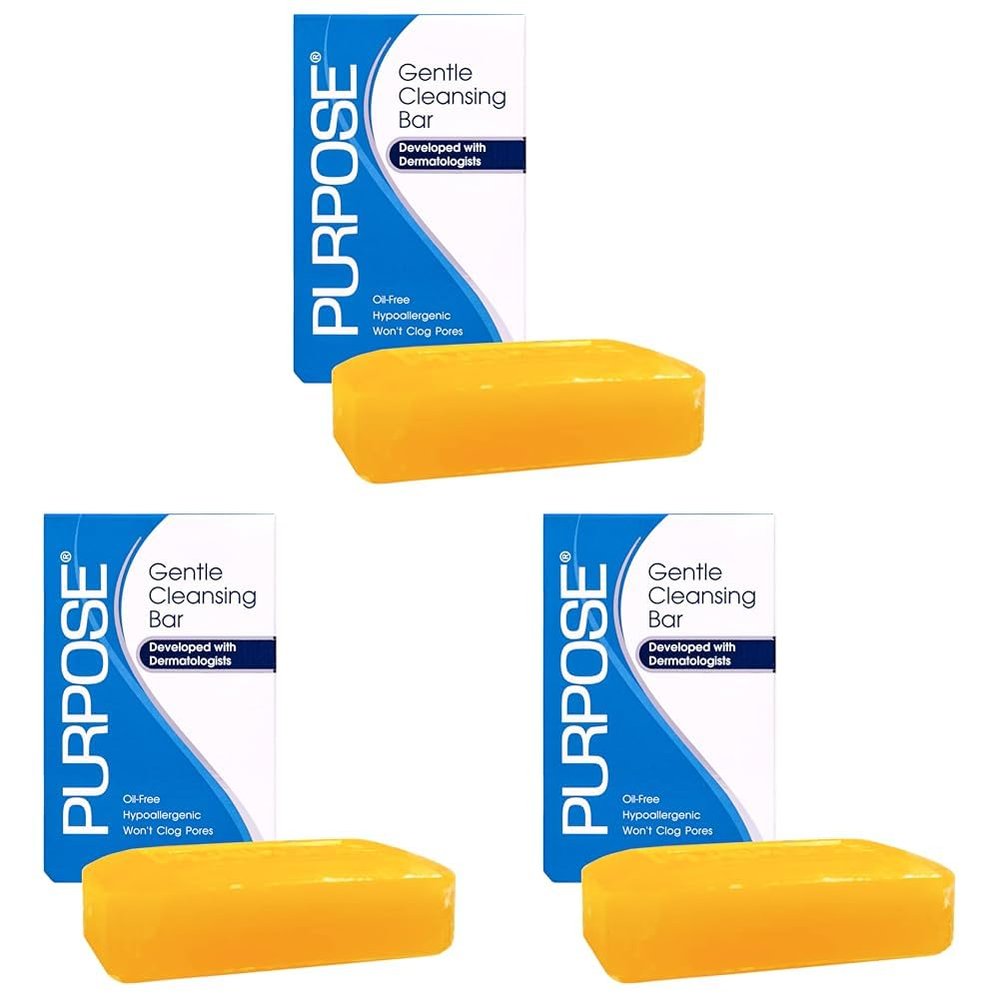 Purpose Gentle Cleansing Bar 6 oz (170 g) (Pack of 3)