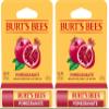 Burt's Bees Lip Balm, Pomegranate, Lip Moisturizer With Responsibly Sourced Beeswax, Tint-Free, Natural Conditioning Treatment, 1 Tube, 0.15 oz. (Pack of 2) view 1