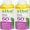 Alba Botanica Kids Sunscreen Spray for Face and Body, Tropical Fruit, Broad Spectrum SPF 50, Water Resistant, 5 fl. oz. Bottle (Pack of 2) view 1