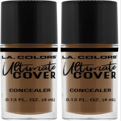 L.A. COLORS Ultimate Cover Concealer, Toast CC920 (Pack of 2)