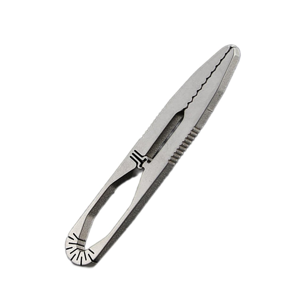 ZUXOCY Tweezers Small Alloys Tweezer Pocket Maintenance Tool Camping Tweezer Outdoor Survivals Travel Tool for Hiking, Camping