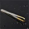 1PCS Eyebrow Tweezers Facial Hair Removal Clip Stainless Steel Flat Slant Tip Eyebrow Eyelash Makeup Tweezer Beauty Tools(Black) view 3