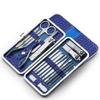 18pcs Manicure Nail Clipper Set Household Stainless Steel Ear Spoon Nail Clippers Manicure Tool Pedicure Nail Scissor,Rose Red view 1