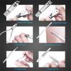 18pcs Manicure Nail Clipper Set Household Stainless Steel Ear Spoon Nail Clippers Manicure Tool Pedicure Nail Scissor,Rose Red view 3