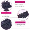 0.6cm Width 6 Inch 60 Strands 100% Human Hair Loc Extensions Full Handmade Real Dreadlock Extensions Human Hair For Women Permanent Human Hair Can Be Dyed Bleached Curled Including Free Tools6 Inch view 3