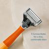 NEW Men's Razor Blade Refills, 4 Count, Sharper 5-Blade, For Close and Comfortable Shaves view 3