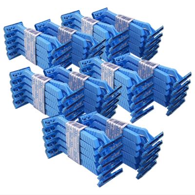 2-Blade Disposable Razors, Stainless Steel, Fixed Head  Convenient for Travel and Home_100 ea