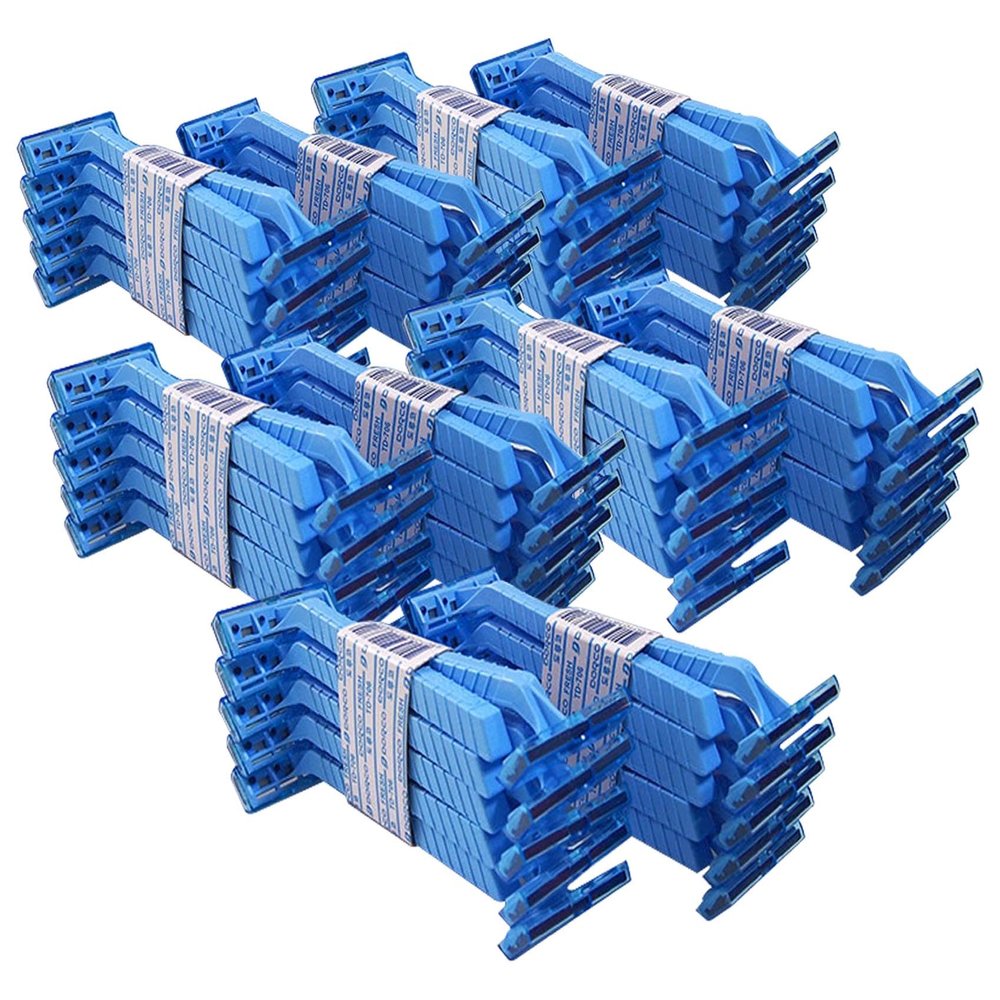 2-Blade Disposable Razors, Stainless Steel, Fixed Head  Convenient for Travel and Home_100 ea