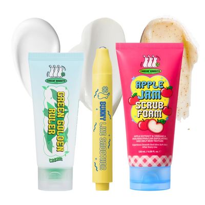 CHASIN' RABBITS Bunny Line Smoother 0.5 fl.oz & Green Golden Ruler Cream 2.53 fl.oz & Apple Jam Scrub 4.05 fl.oz Bundle