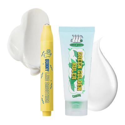 CHASIN' RABBITS Bunny Line Smoother 0.5 fl.oz & Green Golden Ruler Cream 2.53 fl.oz Bundle