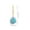 Abaodam 8pcs Shower Scrubber with Long Handle: Back Cleaning Scrubber - Gentle Exfoliating Bath Brush Body Scrub Exfoliating Bath Brush view 2