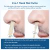 10 Pcs Nasal Hair Cutter, 2025 New 2-in-1 Double Sided Nose Hair Trimmer, 360 Rotating Manual Nose Hair Trimmer for Men and Women, Portable Professional Nasal Remover for Home Travel Essentials view 3