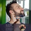 JXZHIHENG Beard Shaper Template 6 - Symmetry Trimmer with Comb & Non-Slip Grip for All Beard Types (No.6 Black) view 3