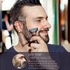JXZHIHENG Beard Shaper Template 6 - Symmetry Trimmer with Comb & Non-Slip Grip for All Beard Types (No.6 Black) view 4