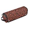 2-in-1 Curling Iron Travel Case and Heat Resistant Mat Dustproof Travel Hair Straightener Bag for Flat Irons, Straighteners, Curling Irons, Coral Red Leopard Print Pattern view 1
