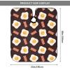 Bacon And Eggs Hair Cutting Cape Hairdressing Apron Barber Gown Haircut Salon Styling Capes 55 x 66 inches view 3