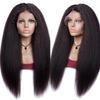 Lemoda Burmese Yaki Straight 30Inch 13x4 Lace Front Human Hair Wigs 210 Density Yaki Straight 13x4 HD Transparent Lace Frontal Wigs 100% human hair view 2