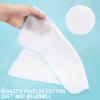 Velmitten 12 Pcs Individually Wrapped Facial Cleansing Muslin Cloths Travel Size Face Cotton Cloths Reusable Makeup Remover Wipes Exfoliating Muslin Washcloths for Skin Care (Multicolor) view 2